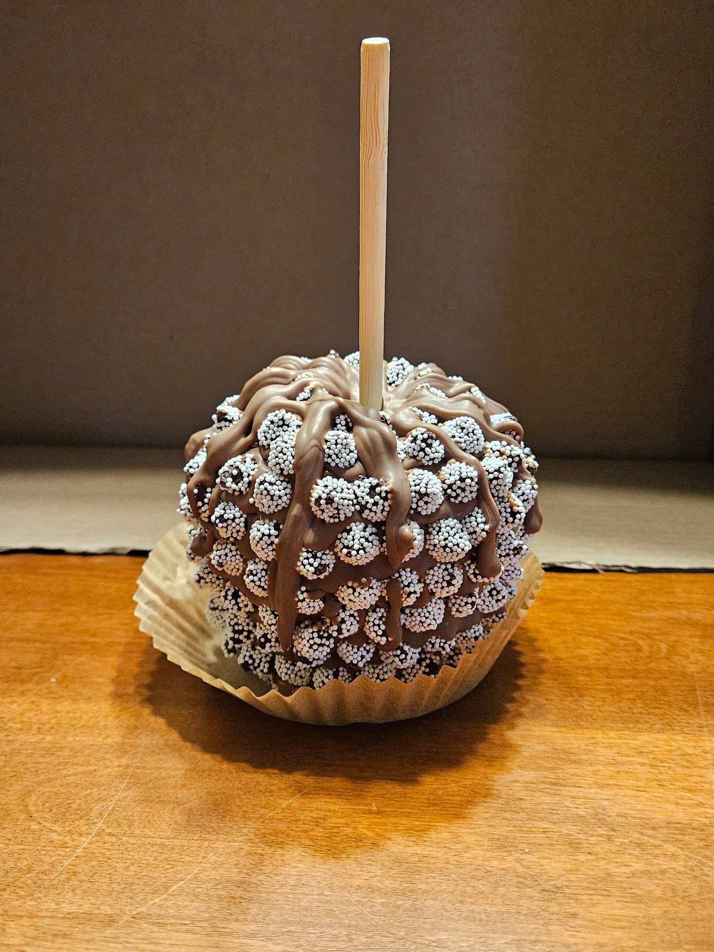 Snow Caps Nonpareil Caramel Apple
