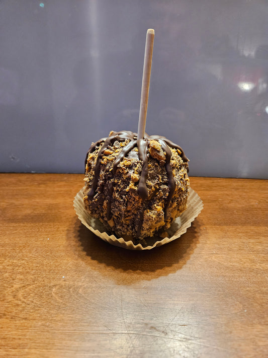 ButterFinger Crumble Caramel Apple